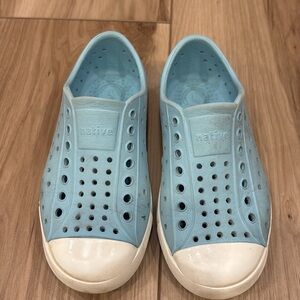 Native Blue and White Water Shoes with Ventilation